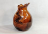 Wooden Vase Hand Carved Russian Olive Burl Wood